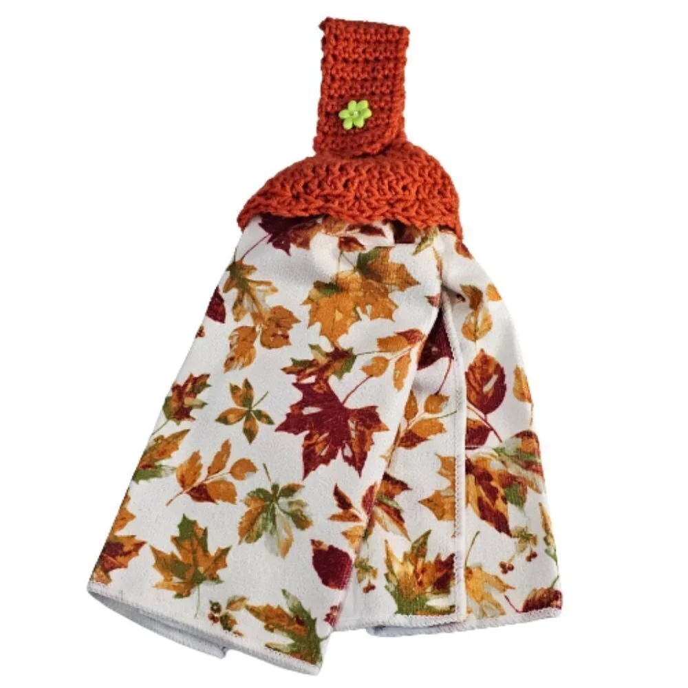 Crochet Top Hanging Kitchen Towel